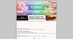 Desktop Screenshot of gaiaprofiles.tralha.net